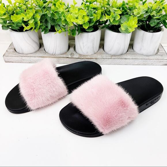 GIVENCHY Mink Rubber‎ Slide Sandals - Picture 10 of 10